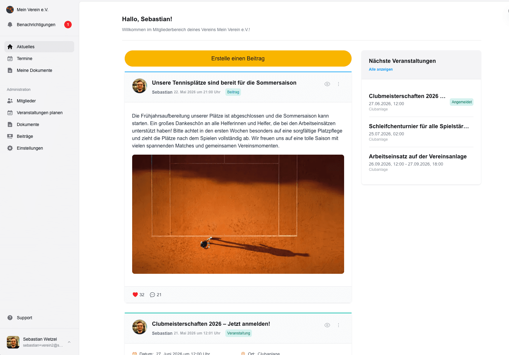 Veveria Dashboard
